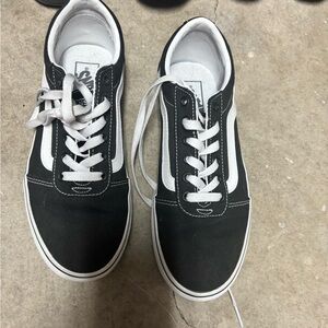 Vans Classic Black and White Sneakers